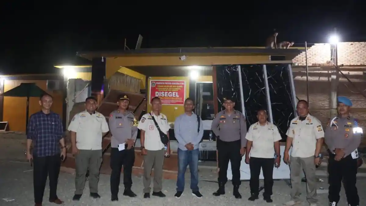 Cipta Kondisi Bulan Suci Ramdahan, Polres Langkat Swiping Hiburan Malam diskotik One King Golden