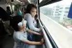 Hari Pertama Uji Coba Publik LRT Jakarta