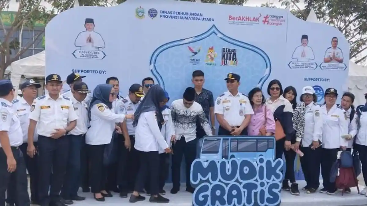 Lepas 2500 Peserta Mudik Gratis Lebaran 2024, Begini Pesan yang Disampaikan Pj Gubernur Sumut