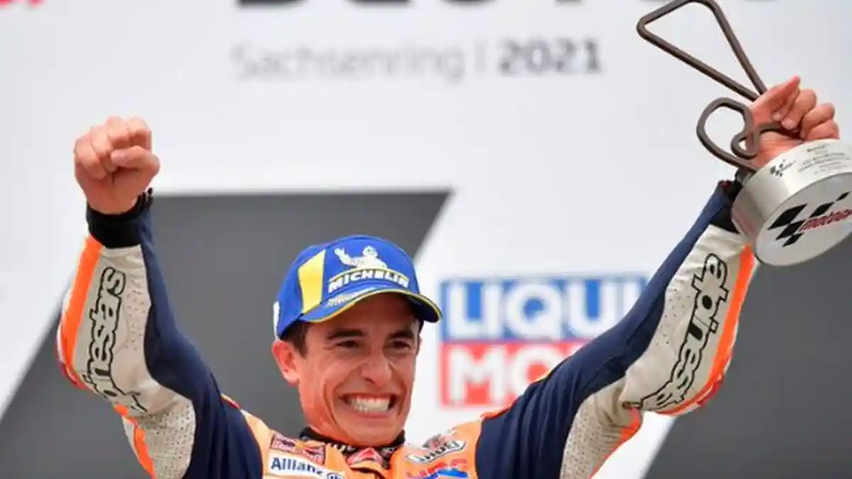 Bukti Marc Marquez jadi Ancaman Besar, Rela Tahan Rasa Sakit di Bahu Juarai MotoGP Jerman