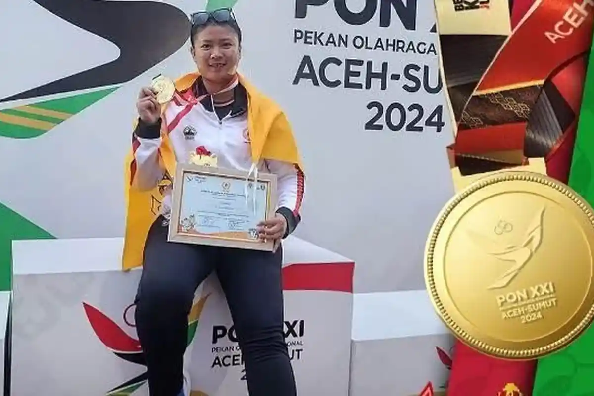 Atinna Nurkamila Intan Bahtiar Kembali Sumbang Medali Emas Lempar Lembing di Arena PON untuk Jateng