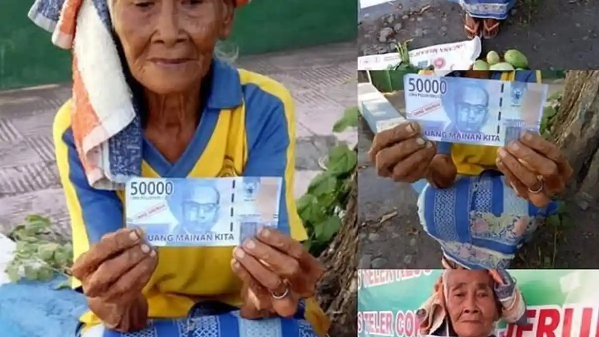 Kisah Nenek Penjual Mangga yang Dibayar Pakai Uang Mainan, Baru Sadar Ketika Pembeli Sudah Pergi