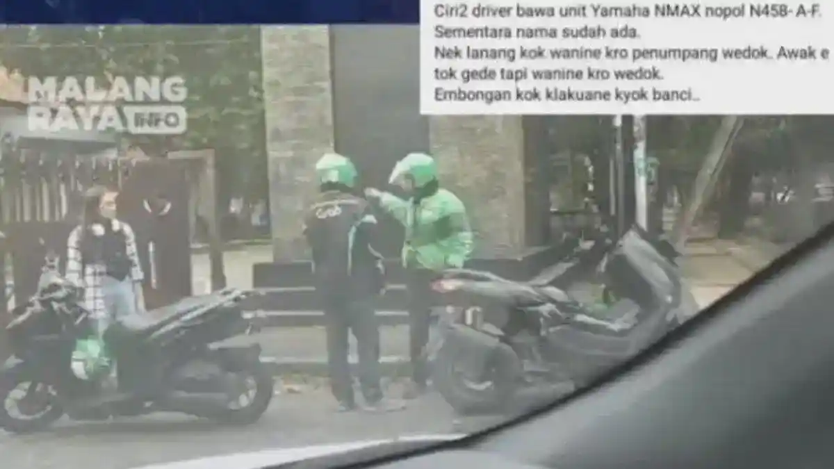 Duduk Perkara Pengemudi Ojol Ludahi Penumpangnya di Kota Malang