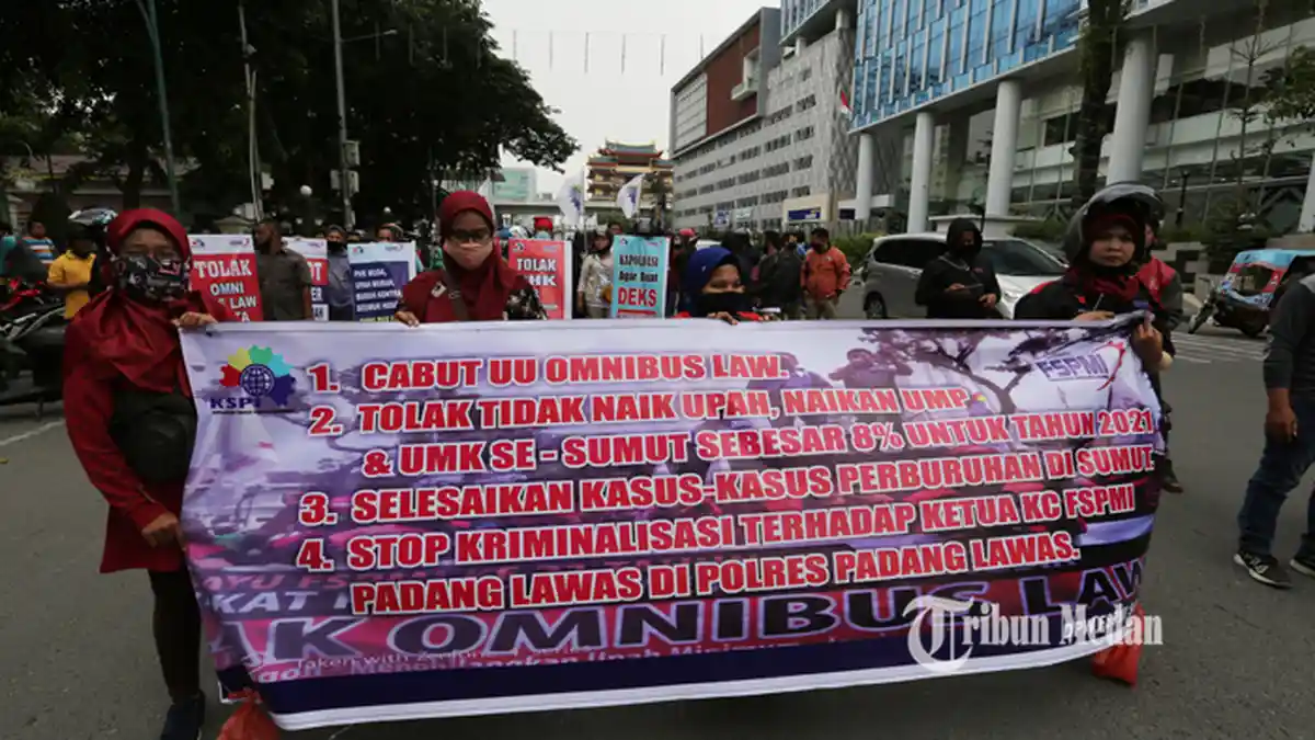 Setahun Tak Naik Gaji, Buruh Sumut Berharap UMP Tahun 2021 Meningkat 16 Persen