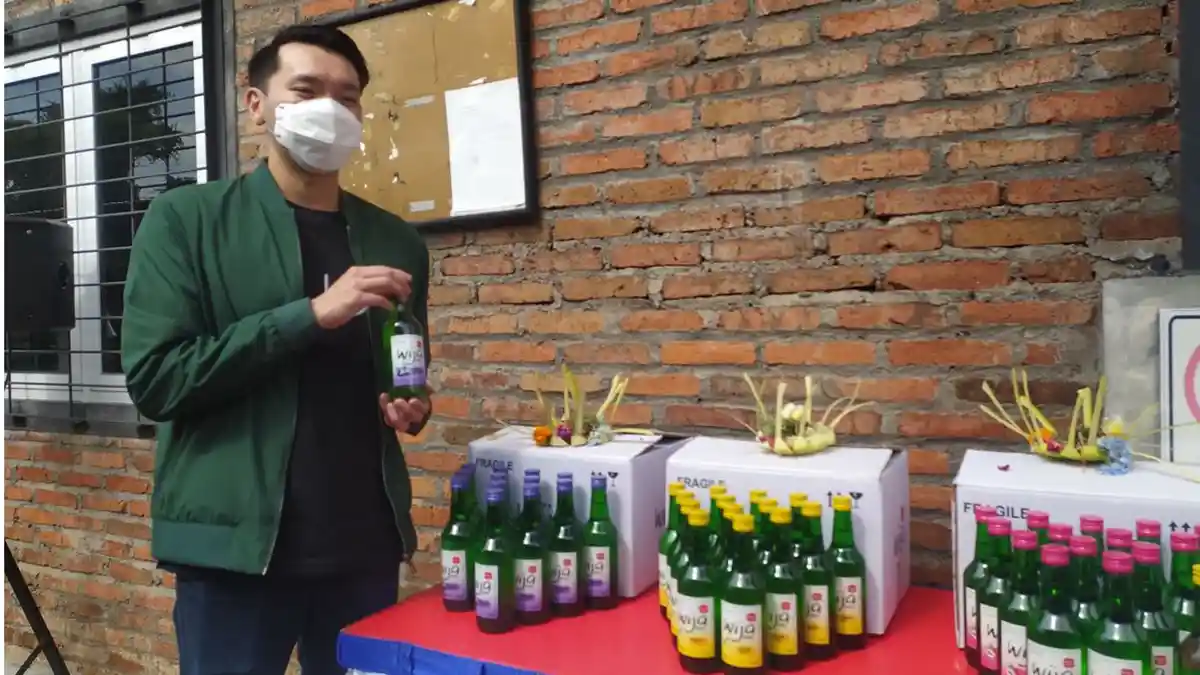 Diproduksi di Buleleng, Wija Soju Pakai Air Gunung Batukaru & Beras Petani Buleleng