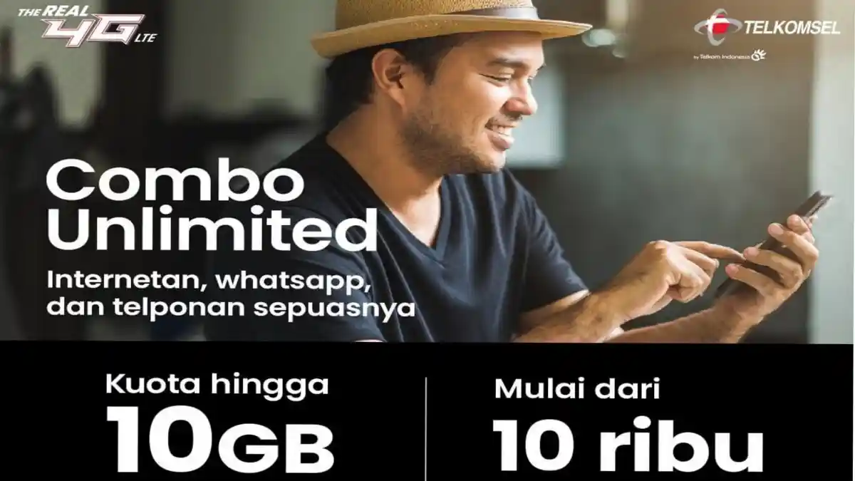 Promo Paket Internet Telkomsel Combo Unlimited dan Cara Dapatkan Kuota Internet Gratis 3,5 GB