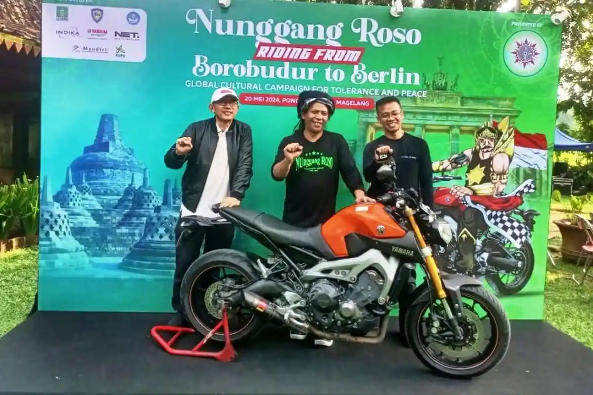 Edan! Tunggangi Yamaha MT-09 Pria Kelahiran Semarang Ini Akan Lakukan Solo Touring Indonesi -Jerman 