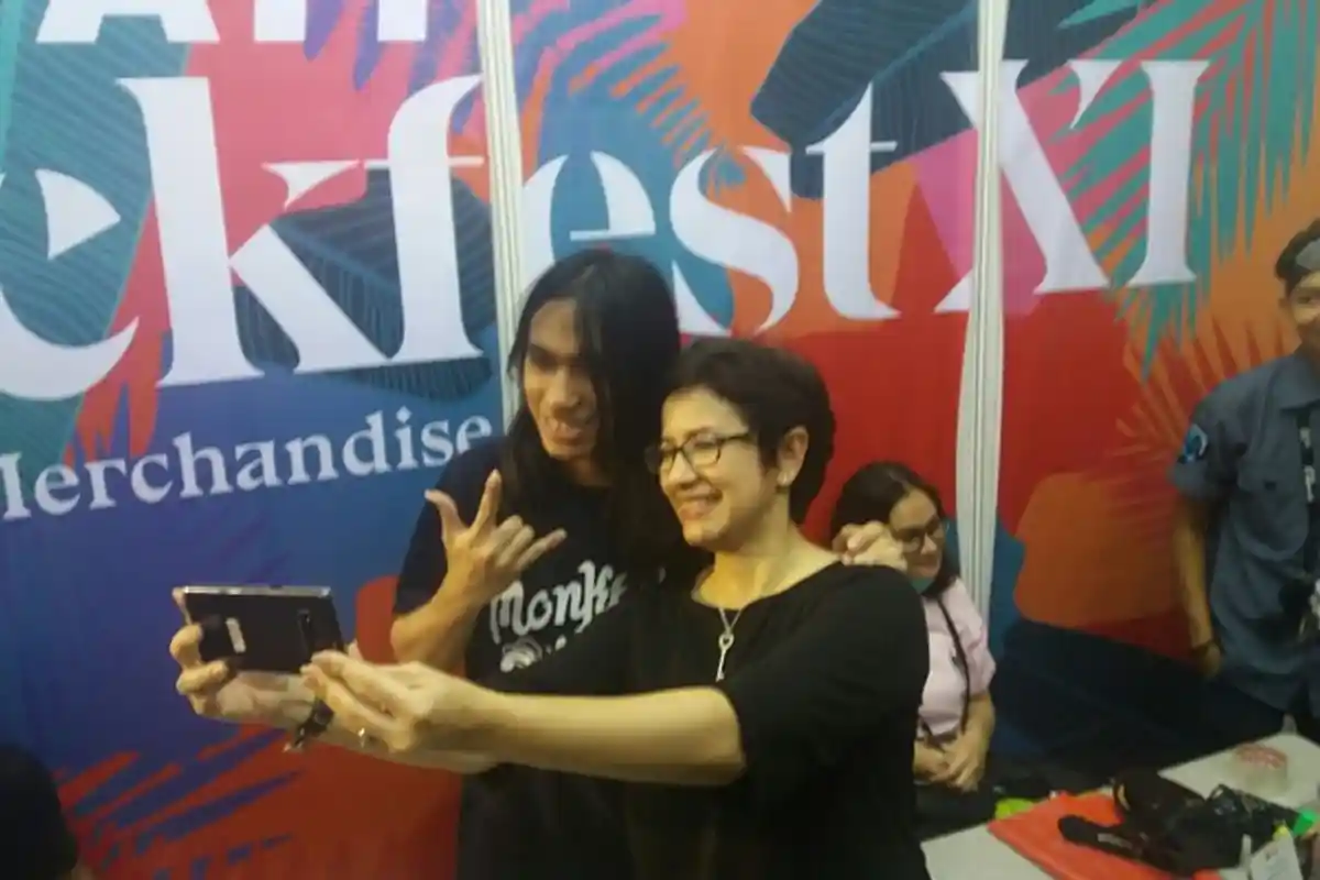 Datangi Kickfest, Nurul Arifin Mengaku Dapat Pencerahan Soal Kreativitas Anak Muda Bandung