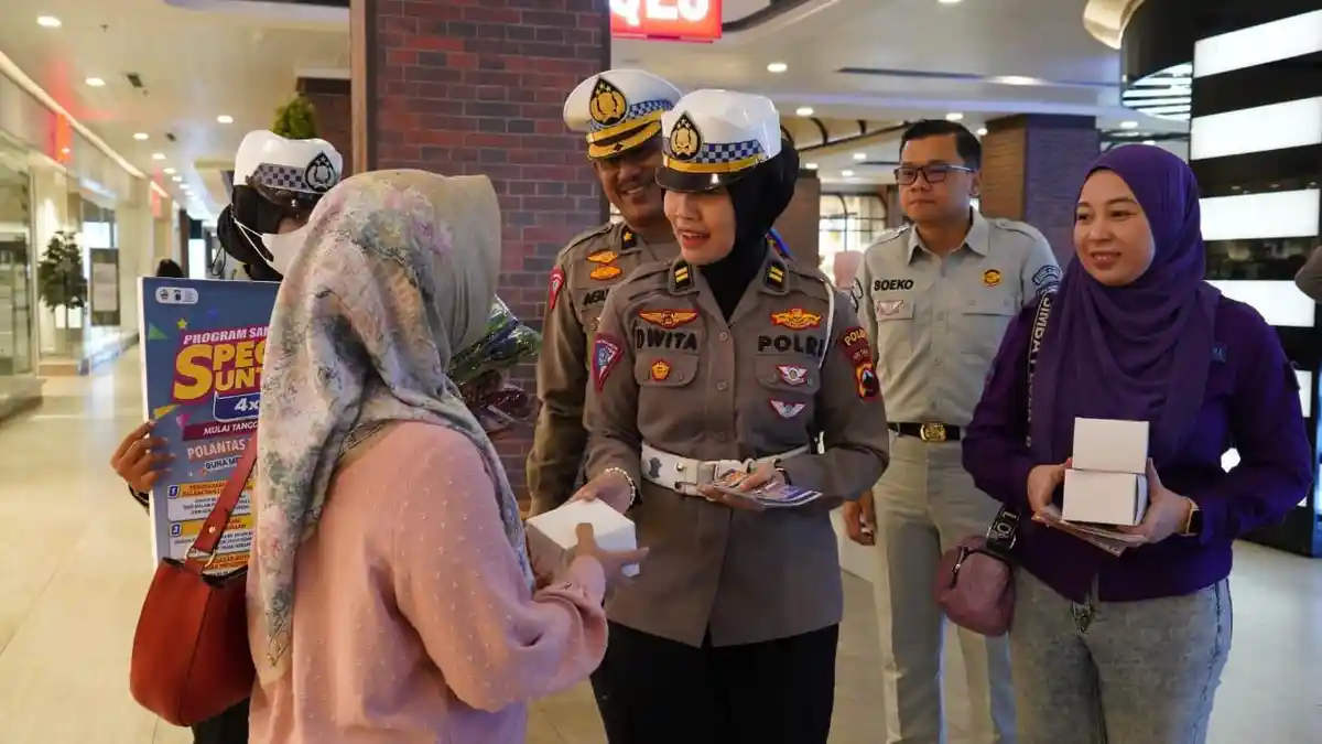 Sosialisasi Tertib Lalu Lintas di Mall, Irjen Pol Ahmad Luthfi: Peduli Keselamatan Masyarakat