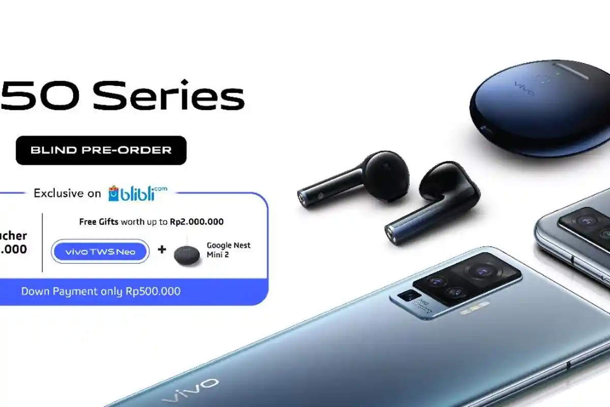 Vivo X50 Series Bisa Dipesan di Blibli.com, Berikut Bocoran Spesifikasinya