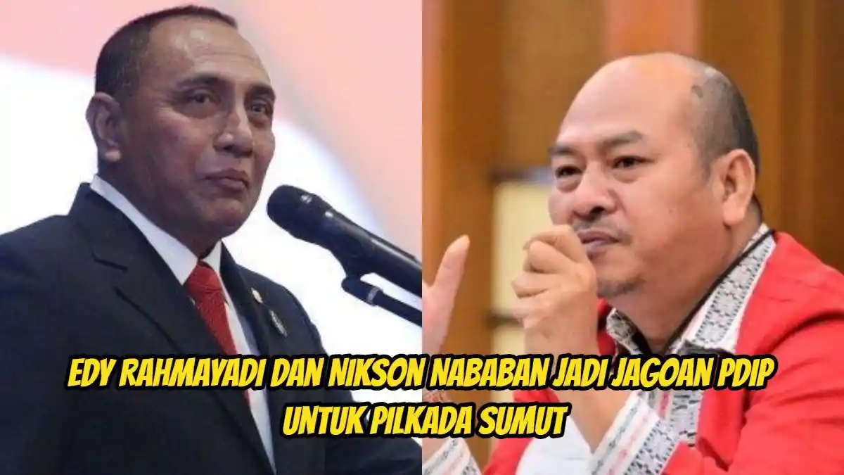 Siap Lawan Bobby, Ini Jagoan PDIP untuk Pilkada Sumut 2024, Ada Edy Rahmayadi dan Nikson Nababan