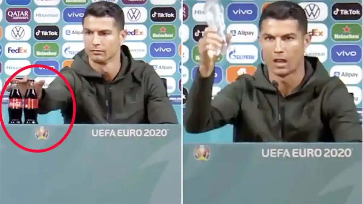 Buntut Cristiano Ronaldo Singkirkan Botolnya, Saham Coca-Cola Langsung Anjlok hingga 57 Triliun