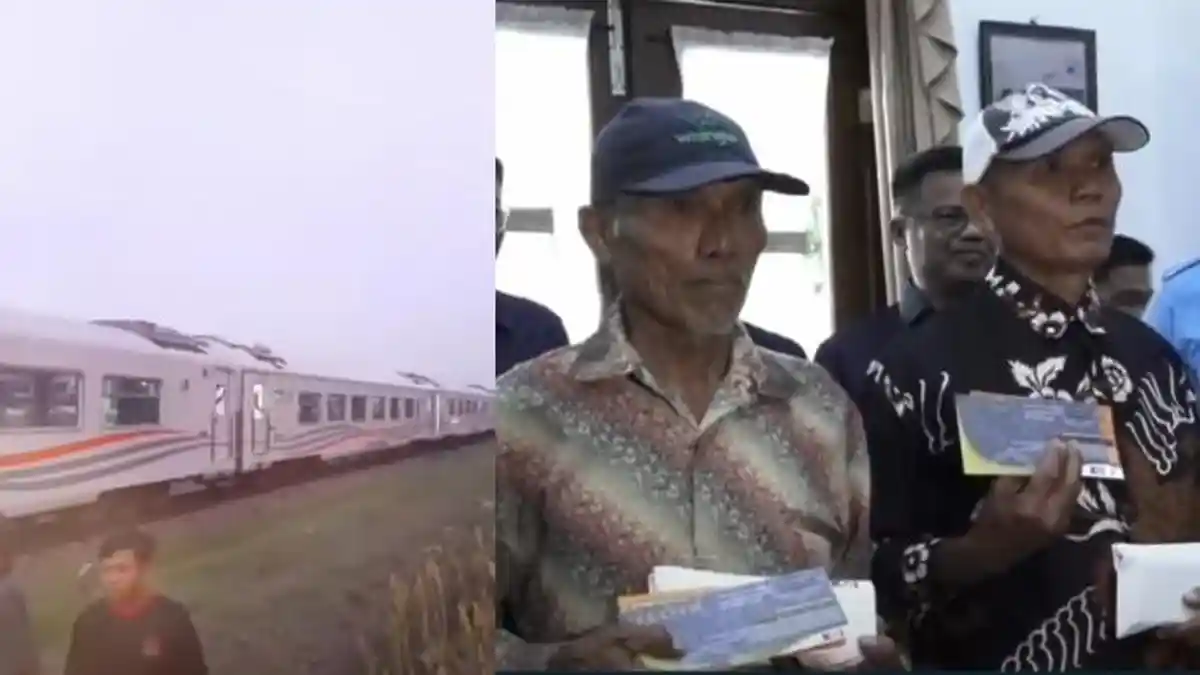 Sederet Hadiah untuk 2 Lansia Viral Selamatkan Kereta Api dari Rel Putus, Uang 10 Juta, Tiket Luxury