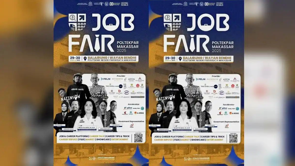Job Fair Poltekpar Makassar 2025 Hadirkan Puluhan Perusahaan Nasional dan Internasional
