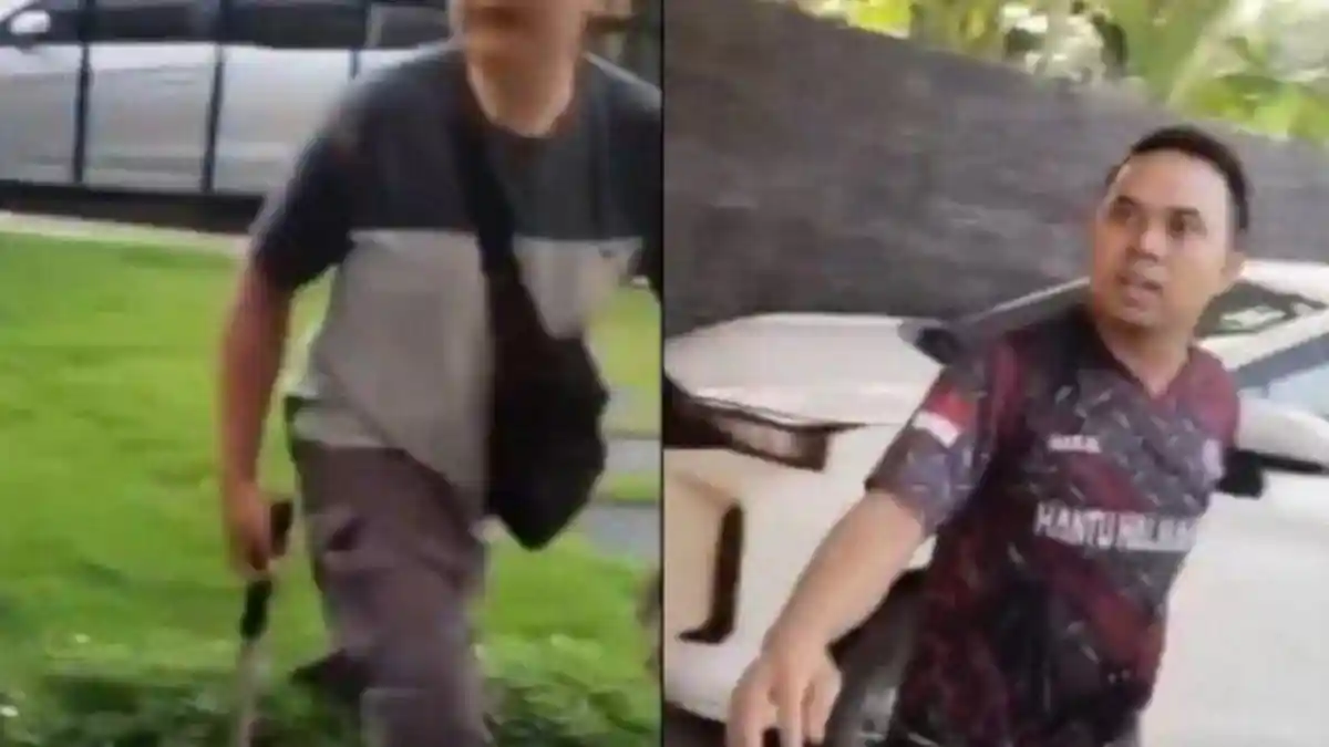 Dua Pria Diduga Oknum TNI Ancam Warga Sambil Tenteng Senjata Tajam, Mengumpat ke Arah Perempuan