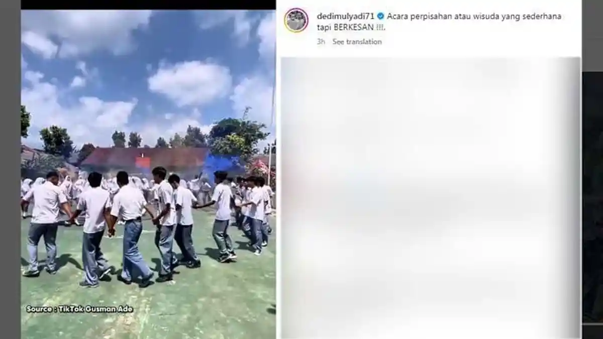 Viral Aksi Pelajar Bogor Buat Acara Perpisahan Dipuji Dedi Mulyadi, Tak Perlu Bayar Mahal Bisa Happy