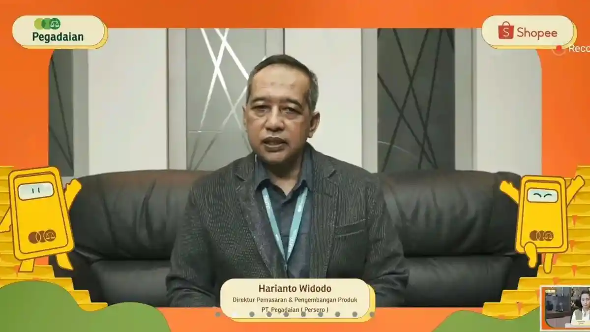 Kolaborasi dengan Shopee, Pegadaian Perluas Akses Investasi Emas secara Online