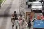 Peninggian Pembatas Jalur Busway