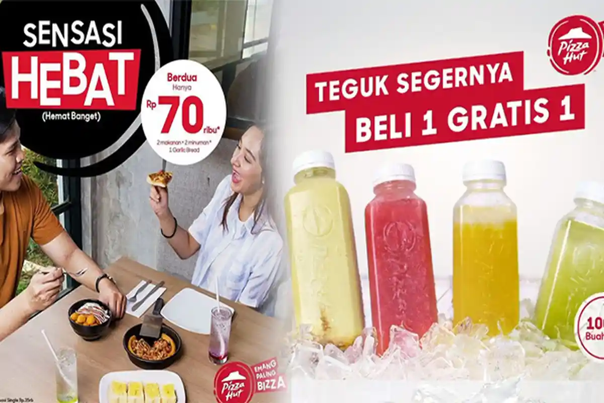 PROMO Pizza Hut Hari ini Beli 1 Gratis 1 dan Promo Makan Enak tapi Murah