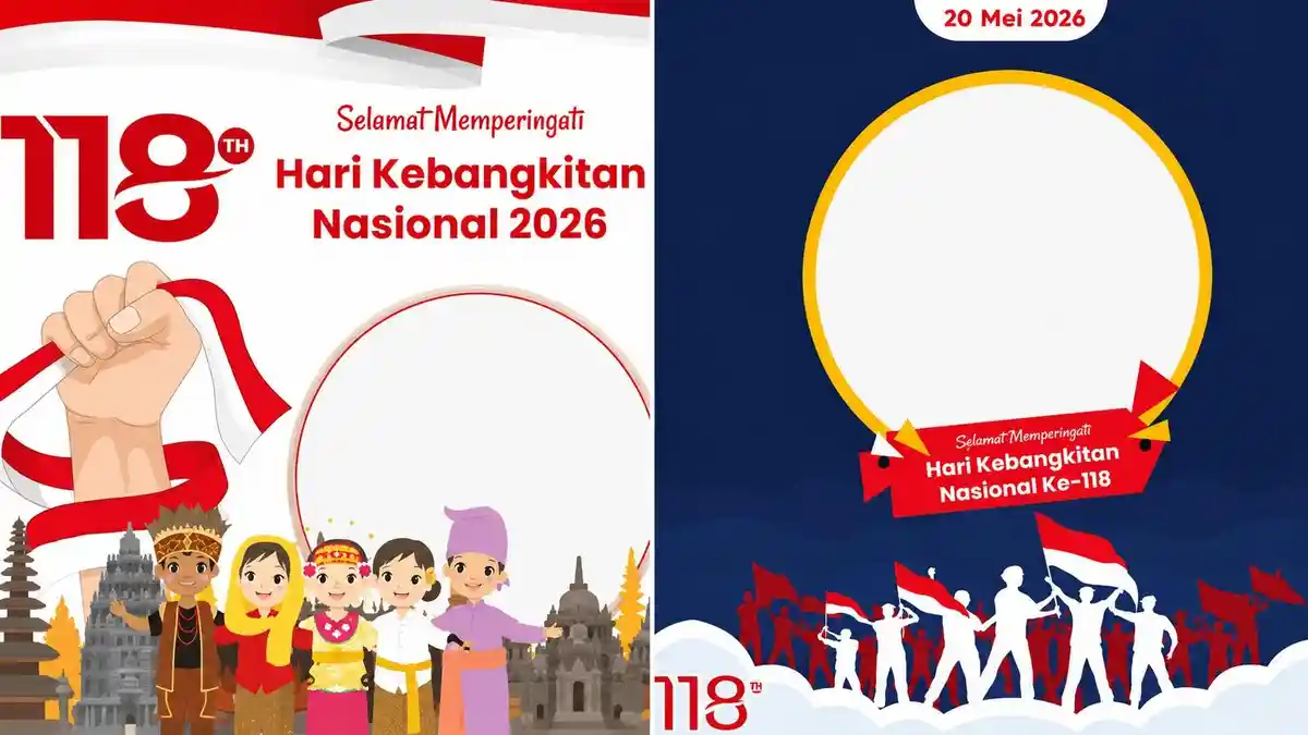 Kumpulan Twibbon Hari Kebangkitan Nasional 2026, Cocok untuk Foto WhatsApp