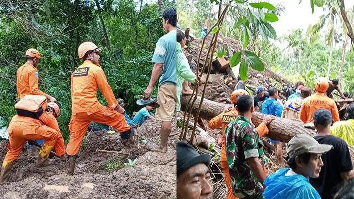 Pasutri yang Tertimbun Longsor di Brahmana Bukit Bangli Ditemukan Meninggal