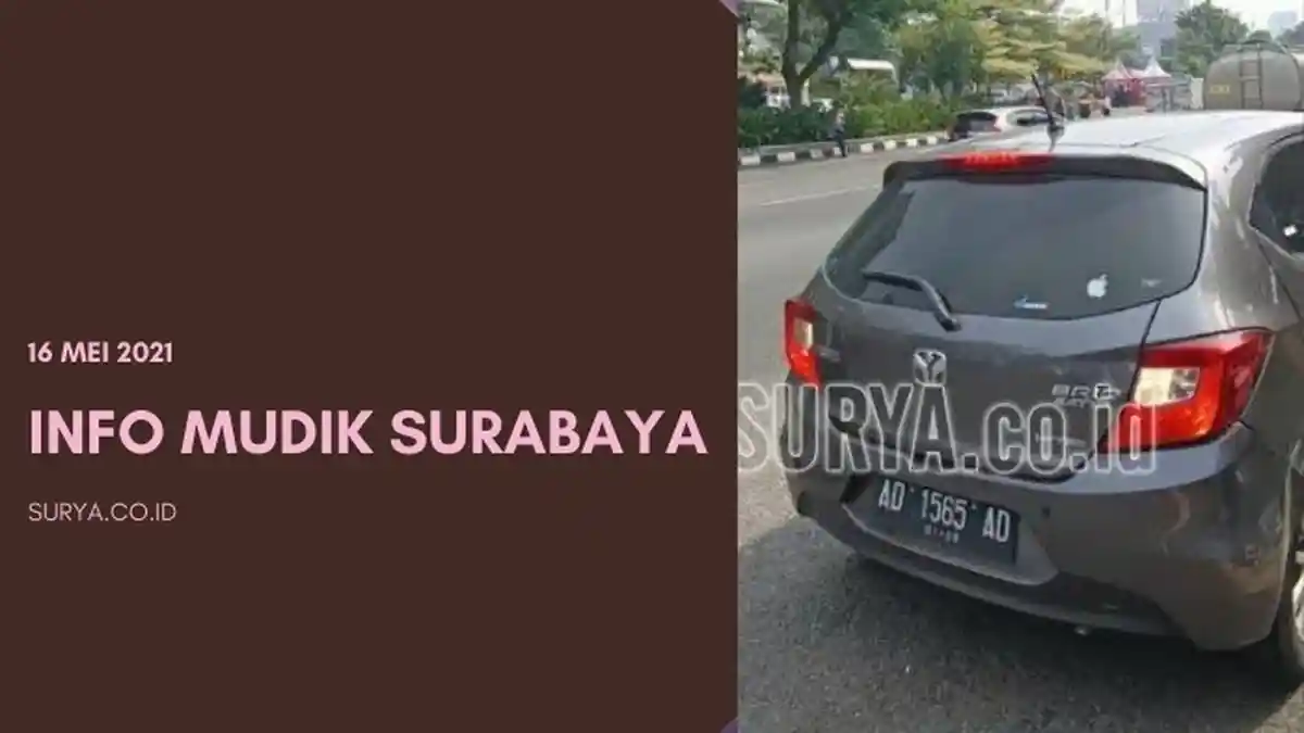 Info Mudik Surabaya: Penyekatan Arus Balik Jatim-Jateng, Bundaran Waru Sepi di Hari Ketiga Lebaran