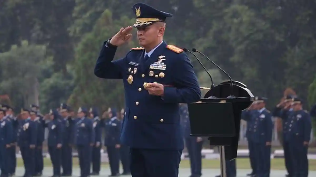 Panglima Koops Udara I Pimpin Upacara Hari Pancasila, Pemersatu Bangsa Menuju Indonesia Emas - Marsda-Mohammad-Nurdin.jpg
