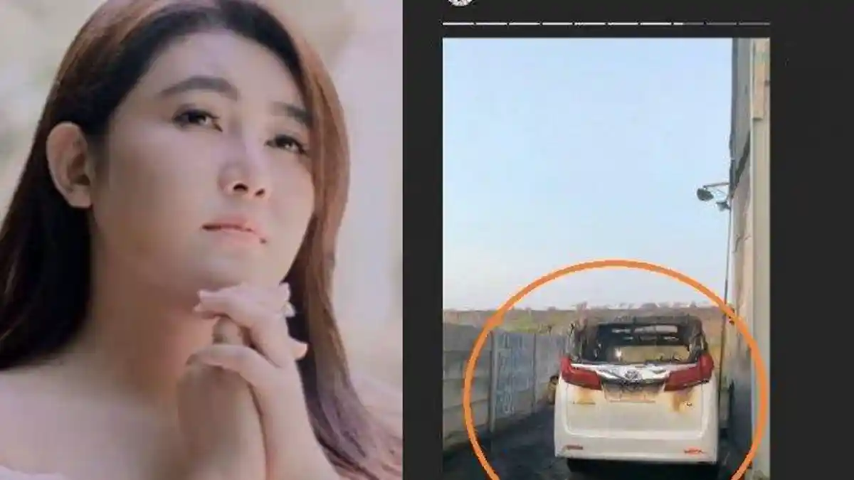 Pembakar Mobil Via Vallen Tulis Pesan Aneh di Tembok Rumah Via Vallen