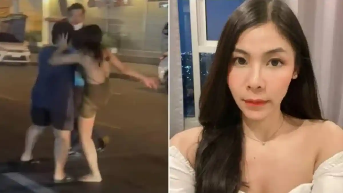 Pria Sok Jago Siram Bir ke Kepala Gadis Muda yang Ternyata Juara Muay Thai!
