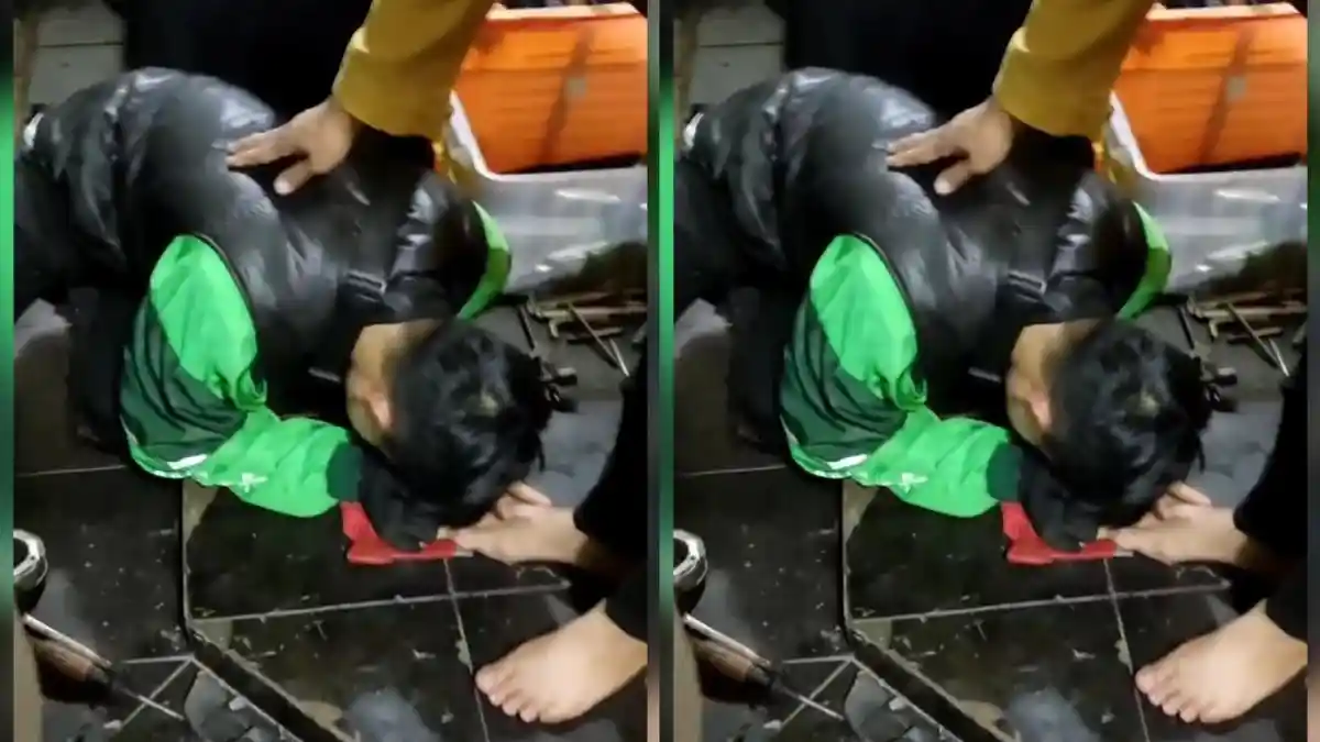 Dikejar Warga, Pelaku Begal Payudara di Parung Bogor Sujud Minta Maaf Usai Babak Belur