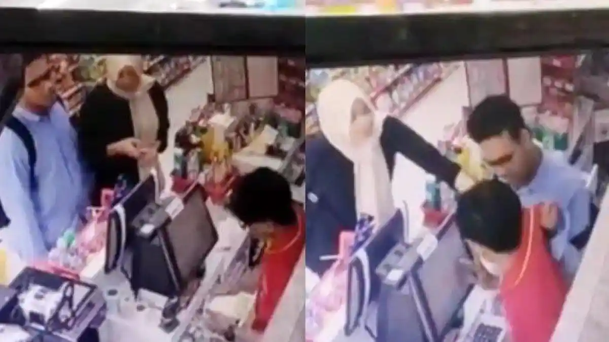 Tak Terima Pacar Diajak Bicara Bahasa Indonesia, Pria Ini Nekat Ajak Duel Kasir Minimarket
