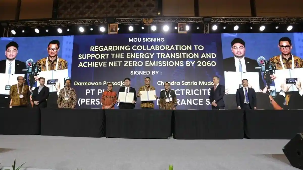 PLN dan 5 Perusahaan Dunia Sepakati Pengembangan Listrik Hijau Nasional