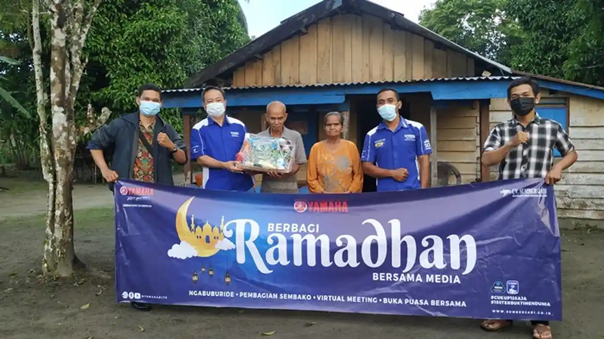 Yamaha Ajak Rekan Media Berikan Parsel Lebaran Juga Buka Puasa Bersama