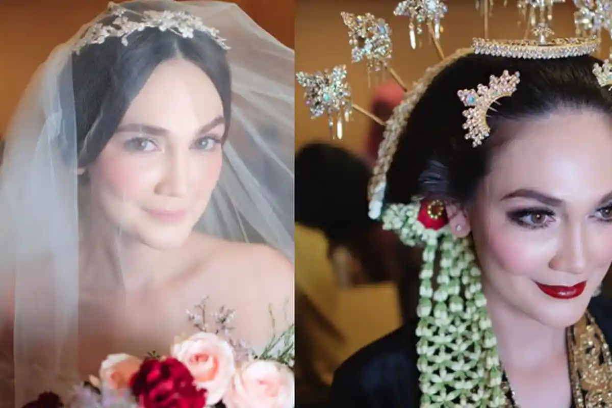 Pakai Gaun Pengantin, Luna Maya 'Manglingi' Sampai Dikira Mulan Jameela, Netizen Mendadak Heboh