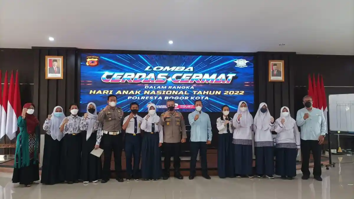 Rayakan Hari Anak Nasional, Polresta Bogor Kota Gelar Cerdas Cermat