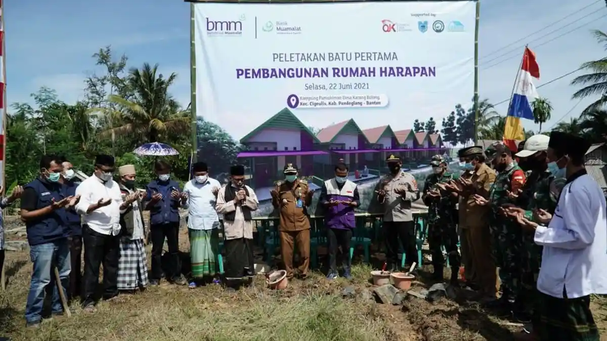 Laznas BMM Bangun Rumah Harapan untuk Mantan Penganut Islam Hakekok di Pendeglang