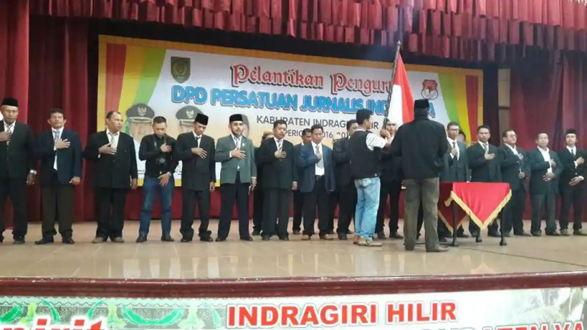 Pengurus PJI Inhil Resmi Dikukuhkan