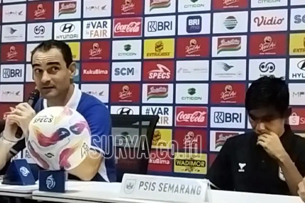 Tahan Imbang Persebaya Surabaya, Pelatih PSIS Semarang Gilbert Agius Sebut Timnya Beruntung