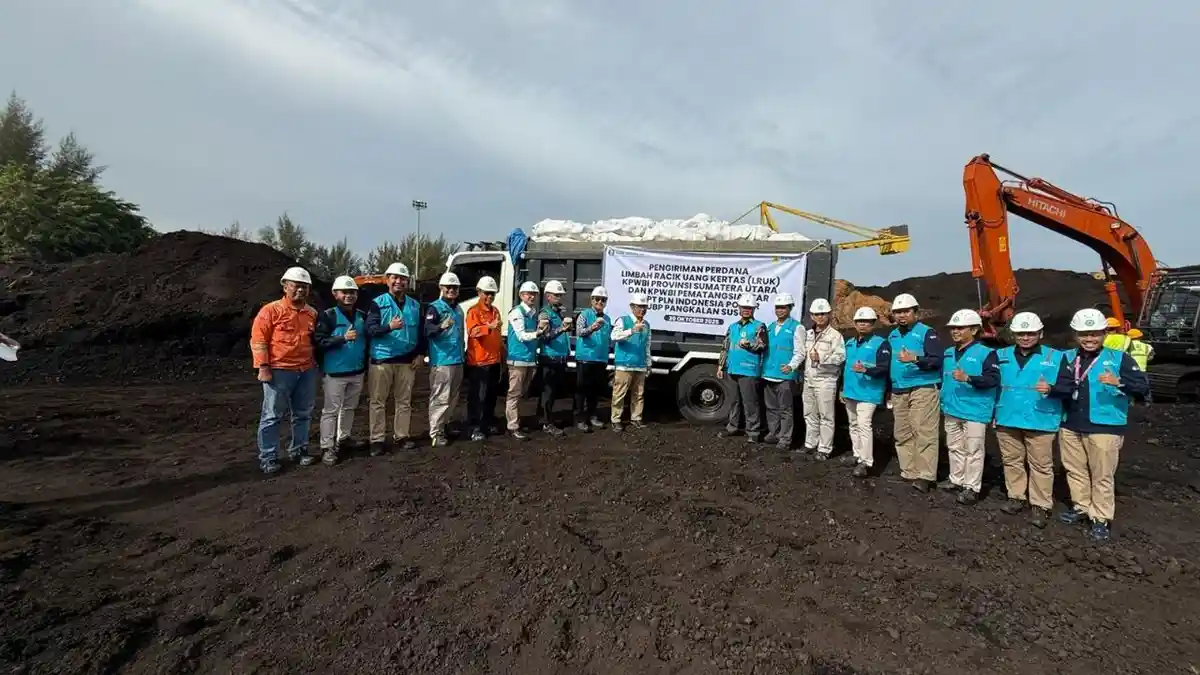 PLN Pangkalan Susu & Bank Indonesia Bersinergi, Limbah Racik Uang Kertas Disulap Jadi Energi Hijau
