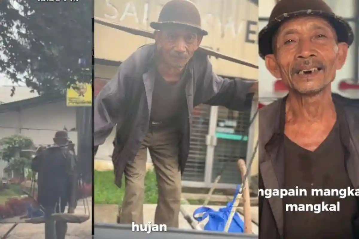 Kisah Usman Tukang Gali Keliling di Cimahi, Pilu Seminggu Tak Dapat Kerjaan, Tinggal di Bekas Proyek