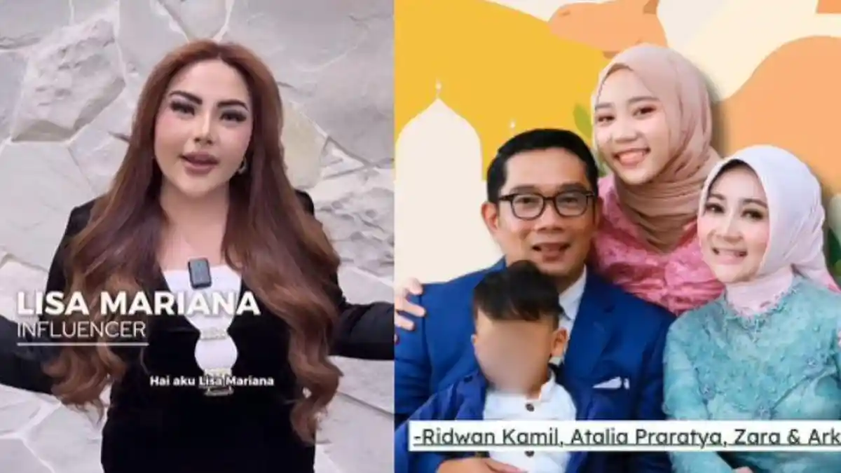 Respons Lisa Mariana Soal Ridwan Kamil Digugat Cerai, Disambut Bahagia: Keputusan Terbaik Bu Cinta