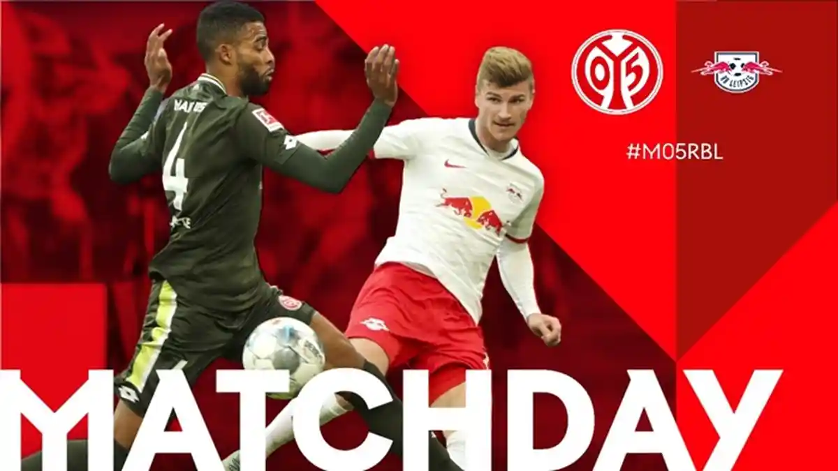 SEDANG BERLANGSUNG Live Streaming Bundesliga Mainz 05 vs RB Leipzig, Link Mola TV