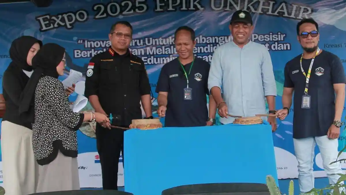FPIK Unkhair Ternate Pamerkan Riset dan Inovasi Bahari Lewat Expo 2025