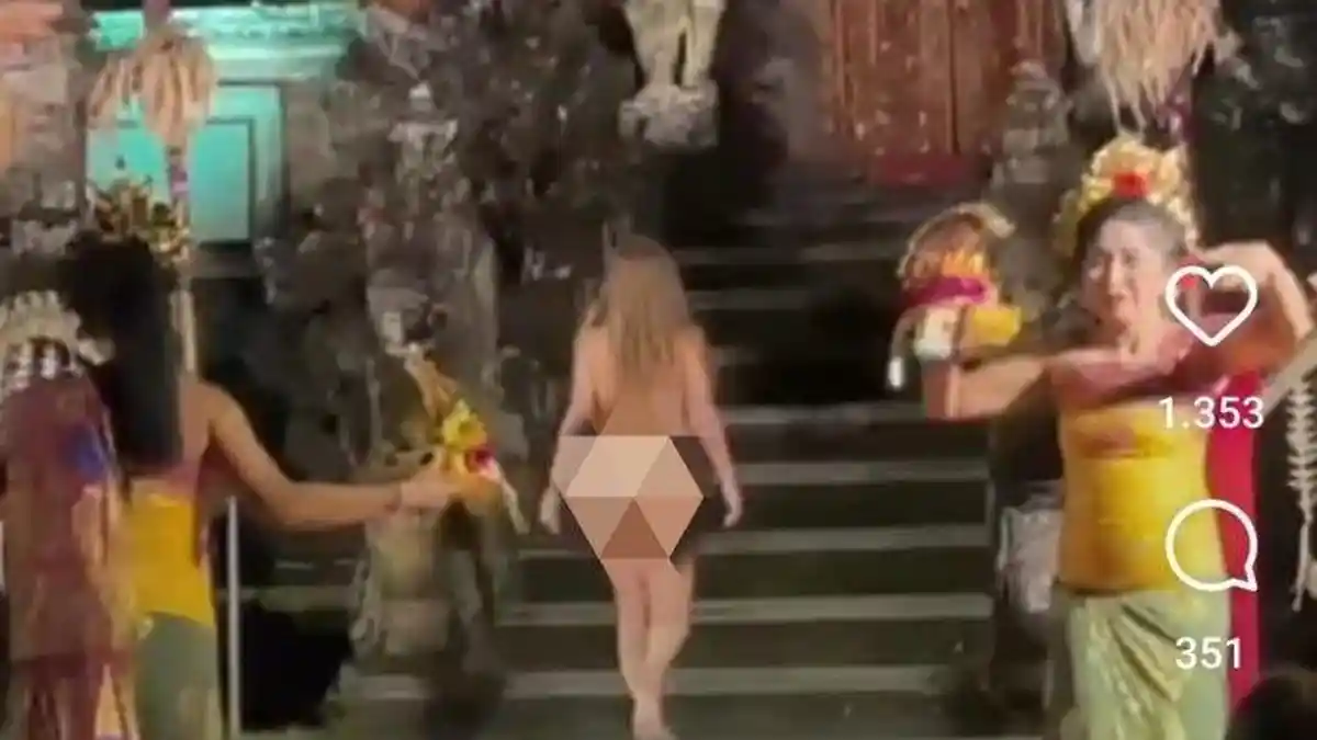 Wanita WN Jerman yang Telanjang di Puri Ubud Bali Kini Dirawat di Rumah Sakit Jiwa, Diduga Depresi