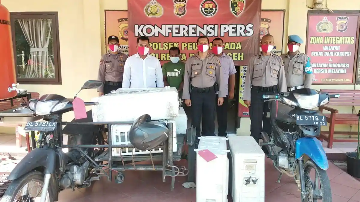 Polisi Ringkus Pencuri AC