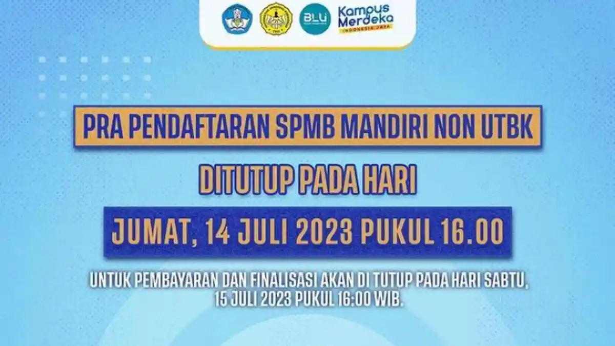 Pra Pendaftaran Jalur Mandiri Non UTBK Unsoed 2023 Ditutup 14 Juli, Ini Syarat dan Cara Daftarnya