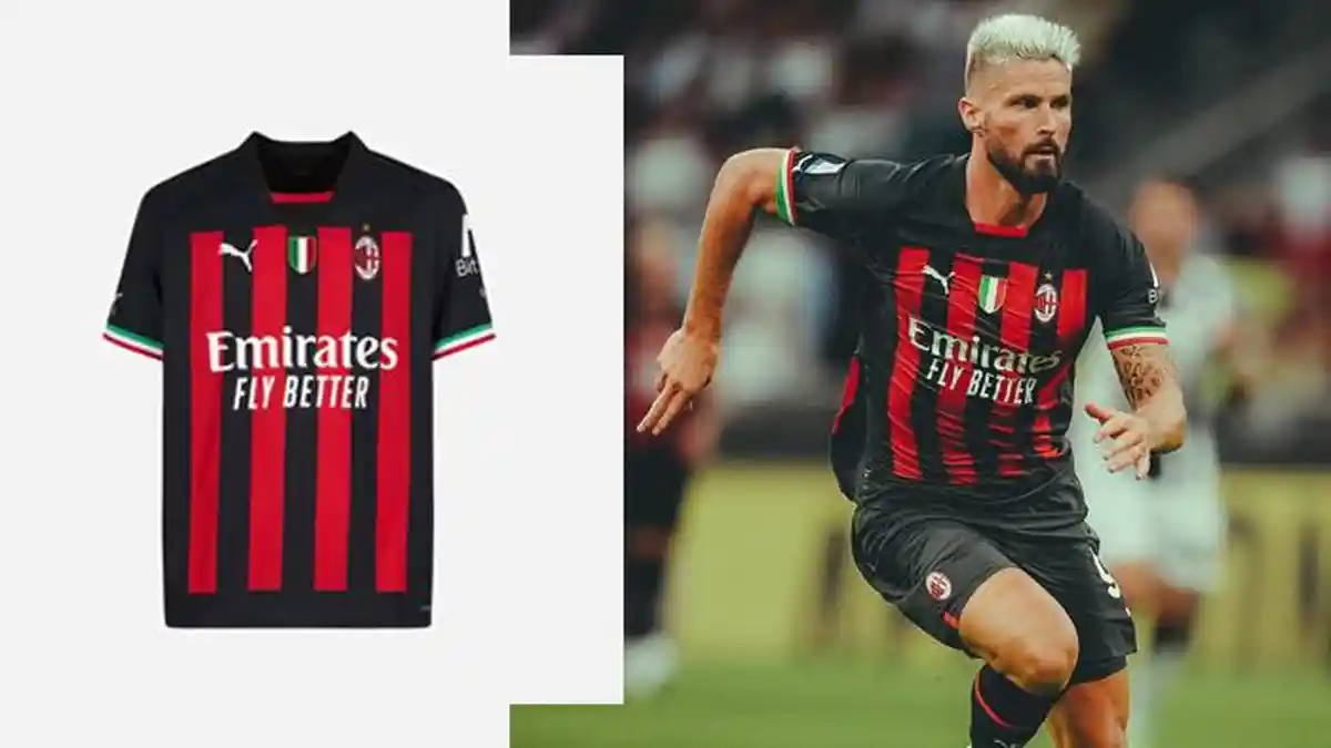 Harga Terbaru Jersey AC Milan Bulan Januari 2023, Seragam Olivier Giroud Merumput di Serie A