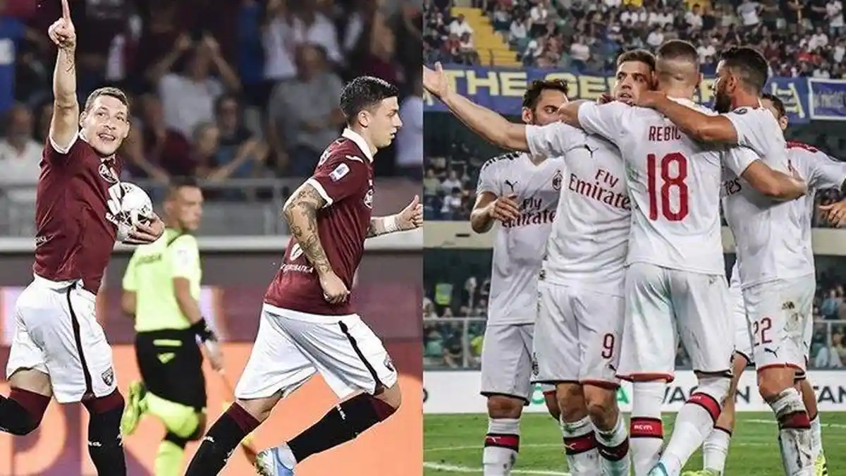 Live Streaming Torino vs AC Milan, Duel Sesama Tim Dalam Tekanan, Ante Rebic Bisa Main
