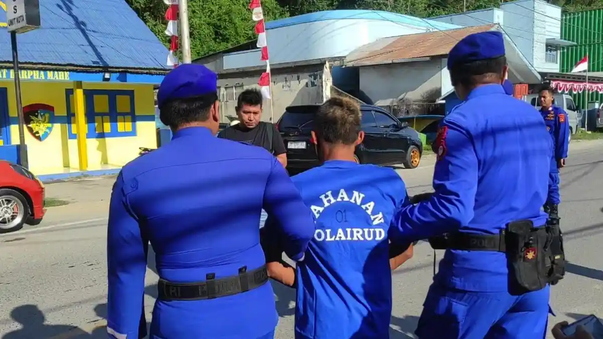 Nelayan Gorontalo Utara Pelaku Bom Ikan Ngamuk Saat Ditangkap, Serang Polisi