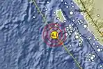 Gempa Magnitudo 4,1 Guncang Kepulauan Mentawai Sumbar Sabtu Malam